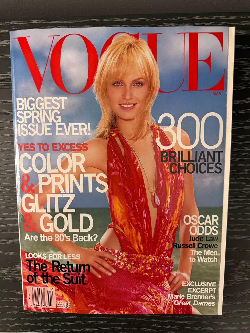 Vogue Magazine September 2000: Cover - Amber Valletta